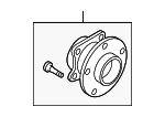 GS1D2615XB - Brakes: Hub Assembly for Mazda: CX-7 Image