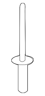 7148496679 - Body: Roof Molding Rivet for BMW: i8 Image