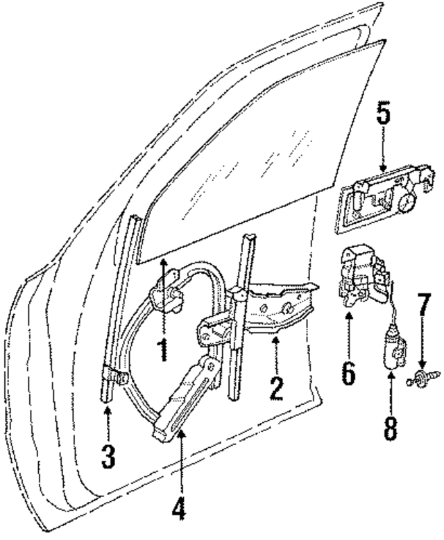 4719068 - Body: Glass for Mopar Image