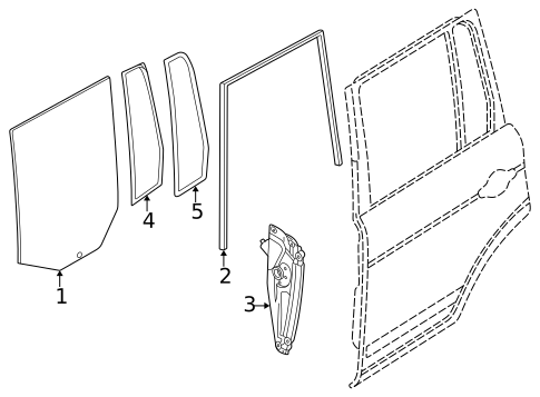 Rear Door for 2005 Land Rover Range Rover #0