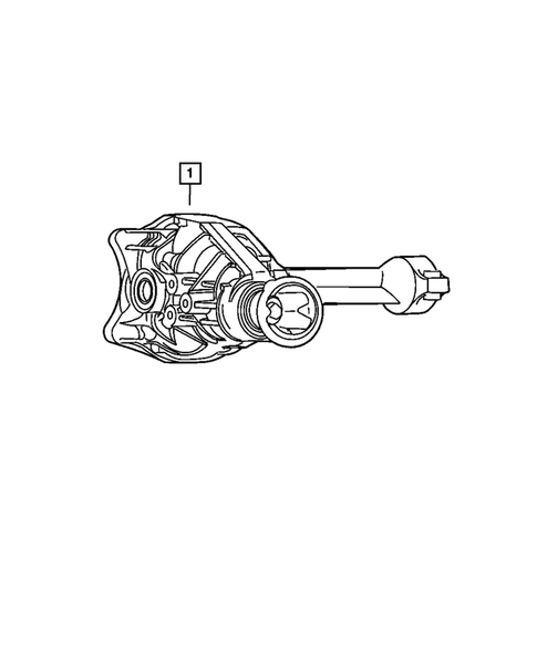 Front Axle Assembly for 2007 Jeep Liberty #0