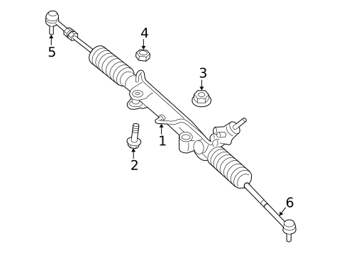 Steering Gear & Linkage for 2008 Jeep Commander #0