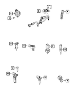 68217702AD - Electrical: Fluid Temperature Sensor for Mopar Image image