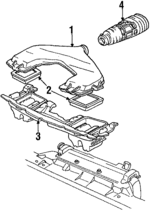 25043246 - Maintenance &amp; Lubrication: Air Filter for Chevrolet: Camaro | Pontiac: Firebird Image