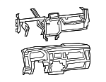 1NM79XDVAA - Body: Instrument Panel for Dodge: Ram 1500, Ram 2500, Ram 3500 | Ram: 1500, 2500, 3500 Image