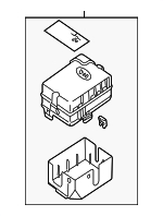 K2RA67JB0 - Electrical: Fuse &amp; Relay Box for Kia: Spectra Image