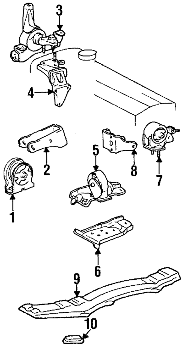 1236174400 - : Front Mount for Toyota Image