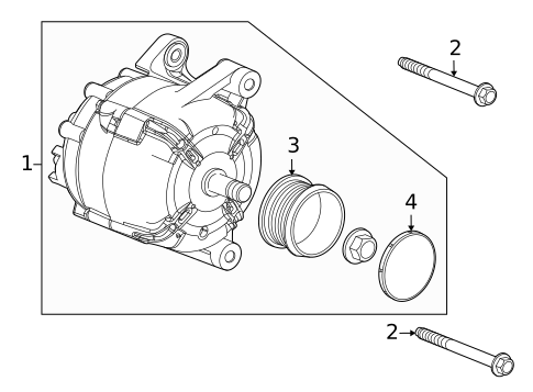 Alternator for 2016 Chevrolet Cruze Limited #0