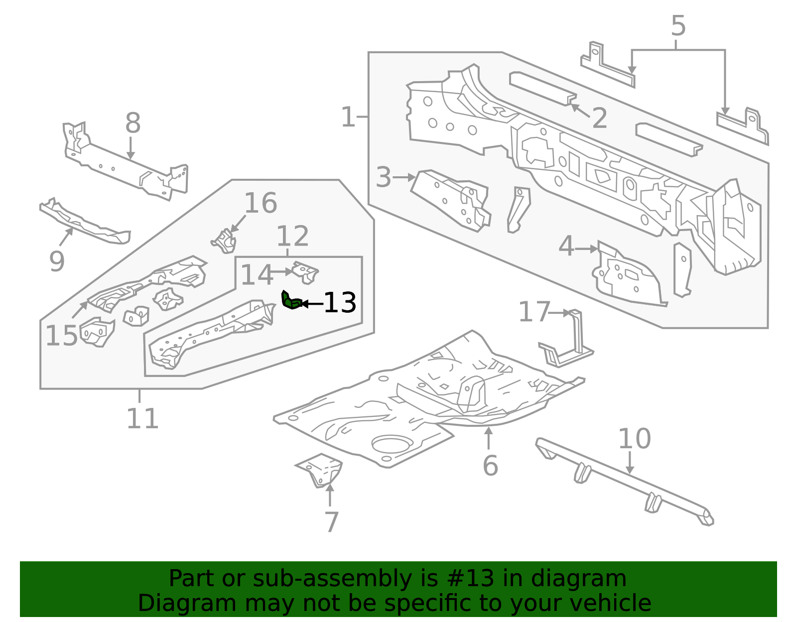 60919-TX4-A00ZZ - Bracket 2013-2015 Acura RDX | Group 1 Auto Parts
