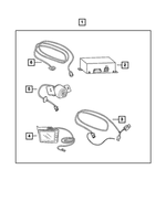 5191965AB - Mopar Accessories - Component Parts: Back Up Camera Monitor for Mopar Image