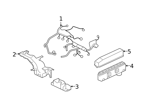 Wiring Harness for 2004 Mitsubishi Endeavor #0