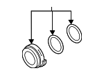 4G0998552A - Body: Camera Repair Kit for Audi Image