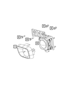 4672579AA - Electrical: Adaptive Speed Control Module Sensor And Bracket for Mopar Image image