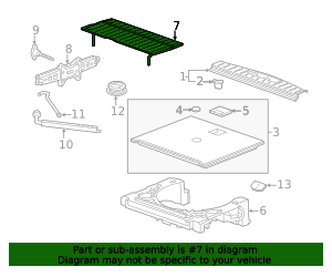 2010-2017 GM Cargo Area Close-Out Panel - Black 23426665 | Capital ...