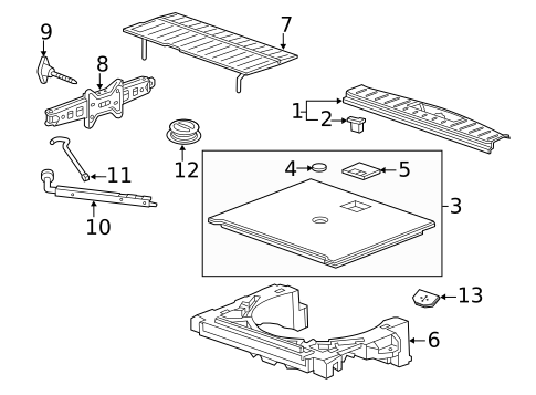 Interior Trim - Rear Body for 2015 GMC Terrain #0