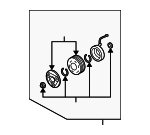 7813A131 - HVAC: Clutch Assembly for Mitsubishi Image