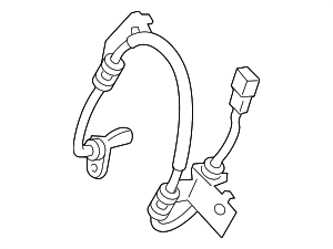 59810B1150 - : ABS Sensor for Hyundai: Genesis Image