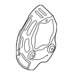 51755B1300 - Brakes: Splash Shield for Hyundai Image