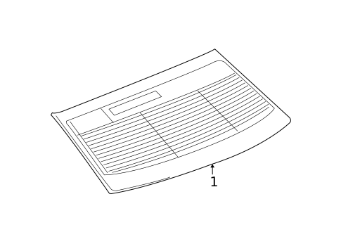 Glass & Hardware - Back for 2020 Dodge Charger #0