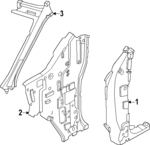 762617JA0A - : Hinge Pillar Reinforced for Nissan: Armada Image