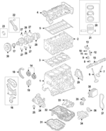 5E117021 - : Oil Cooler for Volkswagen: Jetta, Taos Image