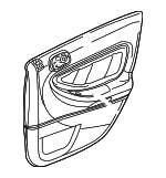 XH991DVAA - : Door Trim Panel for Dodge: Stratus Image