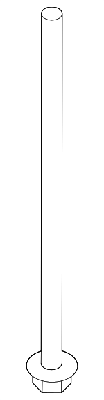 C2P7447 - Suspension: Engine Cradle Rear Bolt for Jaguar Image