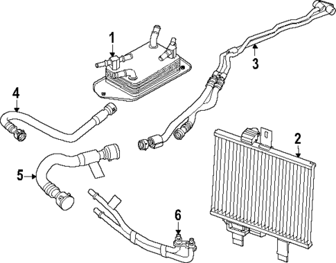 Trans Oil Cooler for 2025 Porsche Panamera #0