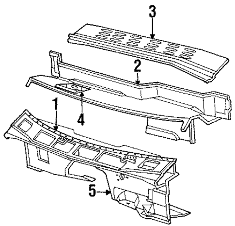 Cowl for 1988 Dodge B150 #0