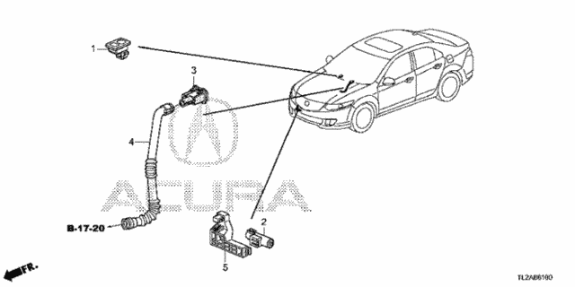 A/C Sensor for 2014 Acura TSX #0