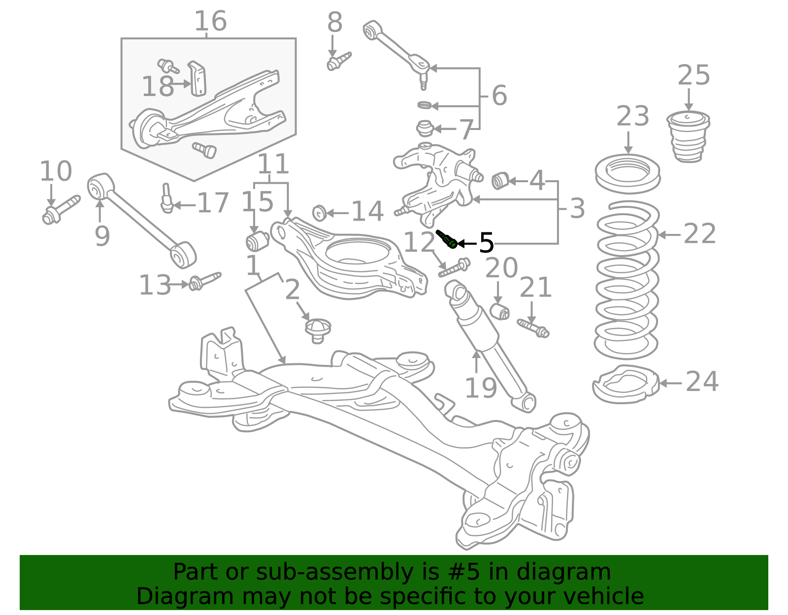 1999-2008 Honda Knuckle Bolt 90184-S0X-A00 | Honda Factory Parts