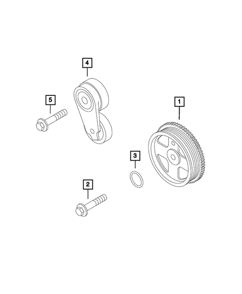 Pulleys and Related Parts for 2021 Fiat 500X #0