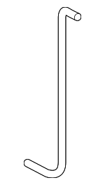 25451F2000 - Cooling System: Reservoir Hose for Hyundai: Elantra, Elantra GT, Veloster Image