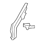 4611SZAA01ZZ - : 2009-2015 Honda Pilot - Member Set L Front Bulkhead Side for Honda: Pilot Image