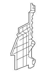 71114SZAA00 - Body: Air Guide for Honda: Pilot Image image