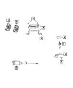 68307134AF - Electrical: Hub Receiver for Mopar Image