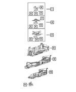 68640308AA - Frame, Bumper and Fascia: Fuel Tank Skid Plate for Mopar Image