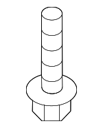 1244105207K - Body: Bumper Cover Screw for Hyundai Image