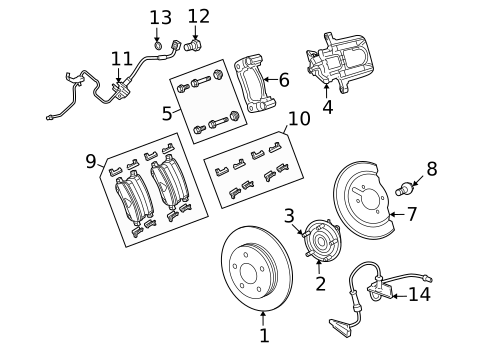Brake Components for 2018 Dodge Journey #0