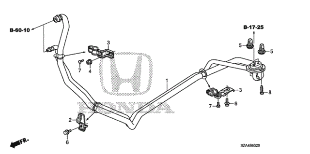 A/C Air Conditioner (RR. Hose/RR. Pipe) for 2012 Honda Pilot #0