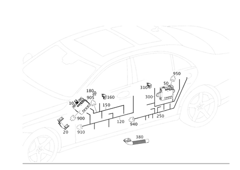 Door Wiring Harness and Door Control Module for 2016 Mercedes-Benz S550e #0