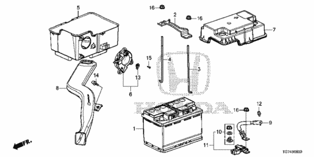 Battery for 2019 Honda Pilot #0