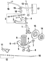 MB109618 - Suspension: Front Hub for Dodge: Power Ram 50, Ram 50 Image