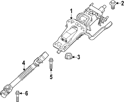 Steering Column Assembly for 2025 Mini Countryman #0