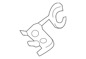 95B971501A - : Brake Hydraulic Line Clamp for Porsche Image