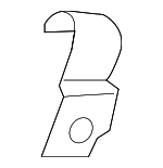 8K0611846G - Brakes: Brake Hydraulic Line Bracket for Porsche Image