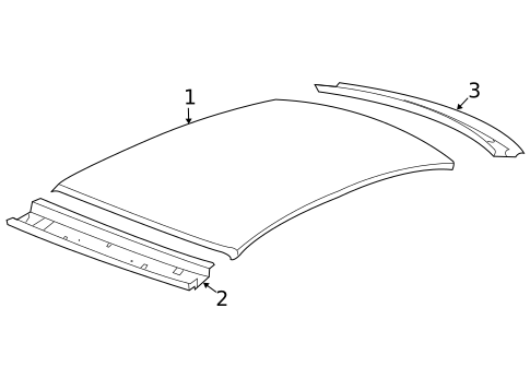 Roof & Components for 2006 Cadillac CTS #0