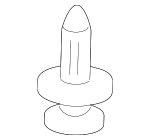 MR181745 - Body: Rear Sill Plate Clip for Mitsubishi: Diamante, Eclipse, Endeavor, Galant, Lancer, Montero Sport, Outlander Sport Image