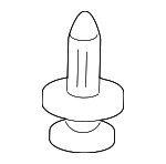 MR181745 - Body: Upper Trim Retainer Clip for Mitsubishi: Diamante, Eclipse, Endeavor, Galant, Lancer, Montero Sport, Outlander Sport Image