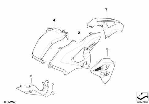 Painted Parts for 2015 BMW-Motorrad G 650 GS #0